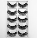 3/5/7 pairs 22mm-25mm 3D False Eyelashes Fake Lashes Long Makeup