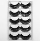3/5/7 pairs 22mm-25mm 3D False Eyelashes Fake Lashes Long Makeup