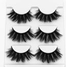 3/5/7 pairs 22mm-25mm 3D False Eyelashes Fake Lashes Long Makeup