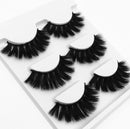 3/5/7 pairs 22mm-25mm 3D False Eyelashes Fake Lashes Long Makeup