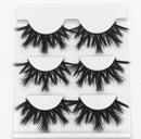 3/5/7 pairs 22mm-25mm 3D False Eyelashes Fake Lashes Long Makeup