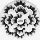 3/5/7 pairs 22mm-25mm 3D False Eyelashes Fake Lashes Long Makeup