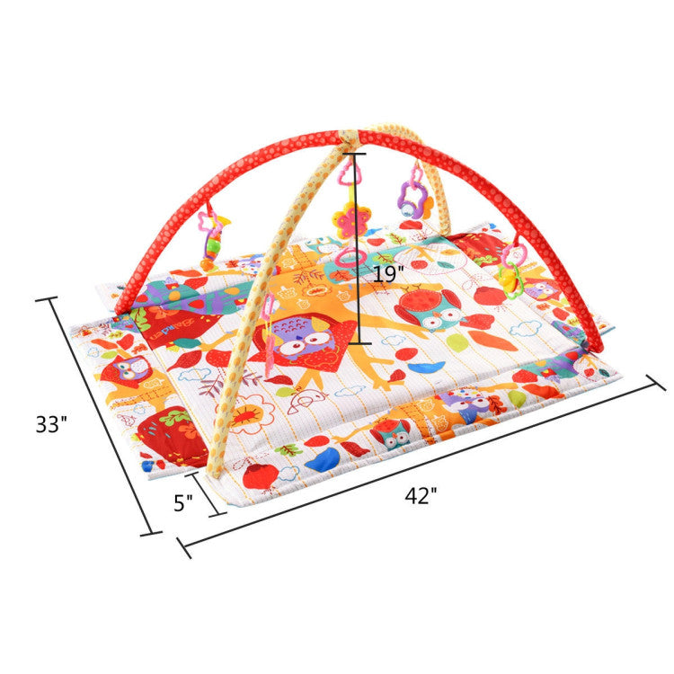 3 In 1 Multifunctional Musical Hanging Toys Play Mat