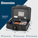 Fireproof Waterproof 30 Minute Safe Box with Lock and Handle