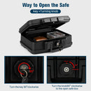 Fireproof Waterproof 30 Minute Safe Box with Lock and Handle