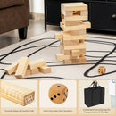 54 Pieces Tumbling Timber Toy with Carrying Bag