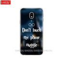silicone cover phone case for Samsung Galaxy  Do Not dont Touch My Phone