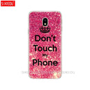 silicone cover phone case for Samsung Galaxy  Do Not dont Touch My Phone