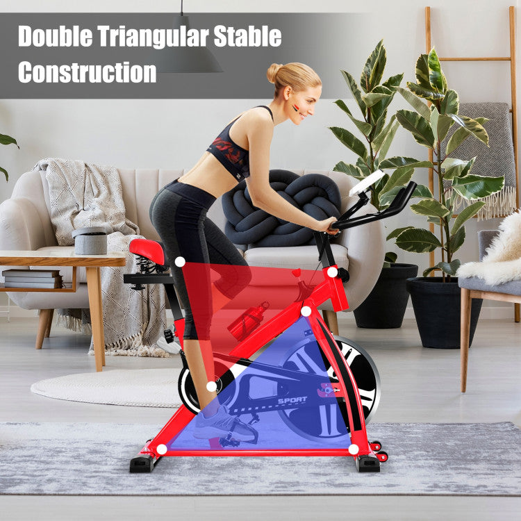 Adjustable Exercise Bicycle for Cycling and Cardio Fitness