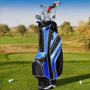 Golf Stand Cart Bag with 6-Way Divider Carry Pockets