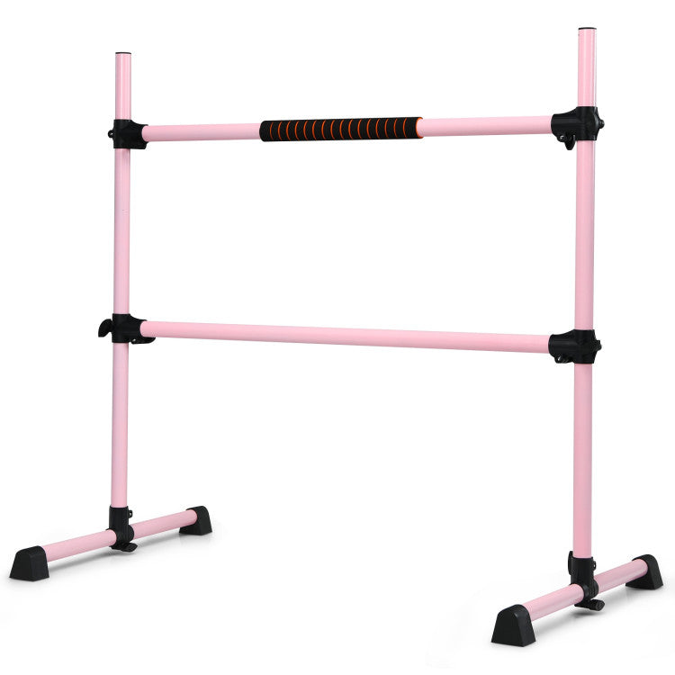 4 Feet Portable Ballet Barre with Adjustable Height