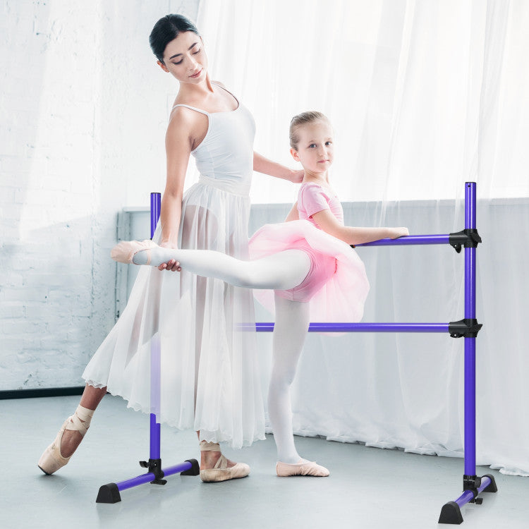 4 Feet Portable Ballet Barre with Adjustable Height