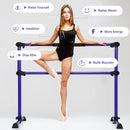 4 Feet Portable Ballet Barre with Adjustable Height