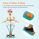Folding Adjustable Kids Toy Scooter with LED Flashing Wheels Horn 4 Emoji Covers