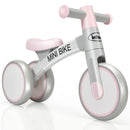Indoor Outdoor Kids Riding Balance Bike with Silent Wheels - Pink