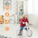 Indoor Outdoor Kids Riding Balance Bike with Silent Wheels - Pink