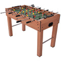 48 Inch Foosball Table Indoor Soccer Game - Brown